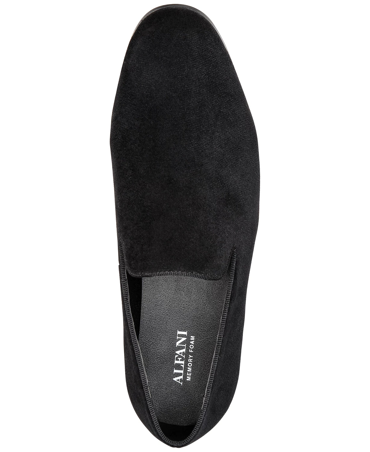 Alfani Men's Zion Smoking Slipper Loafers  Color Black Size 9M