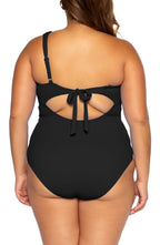 BECCA Fine Line One-Piece Swimsuit  Color Black Size 0X