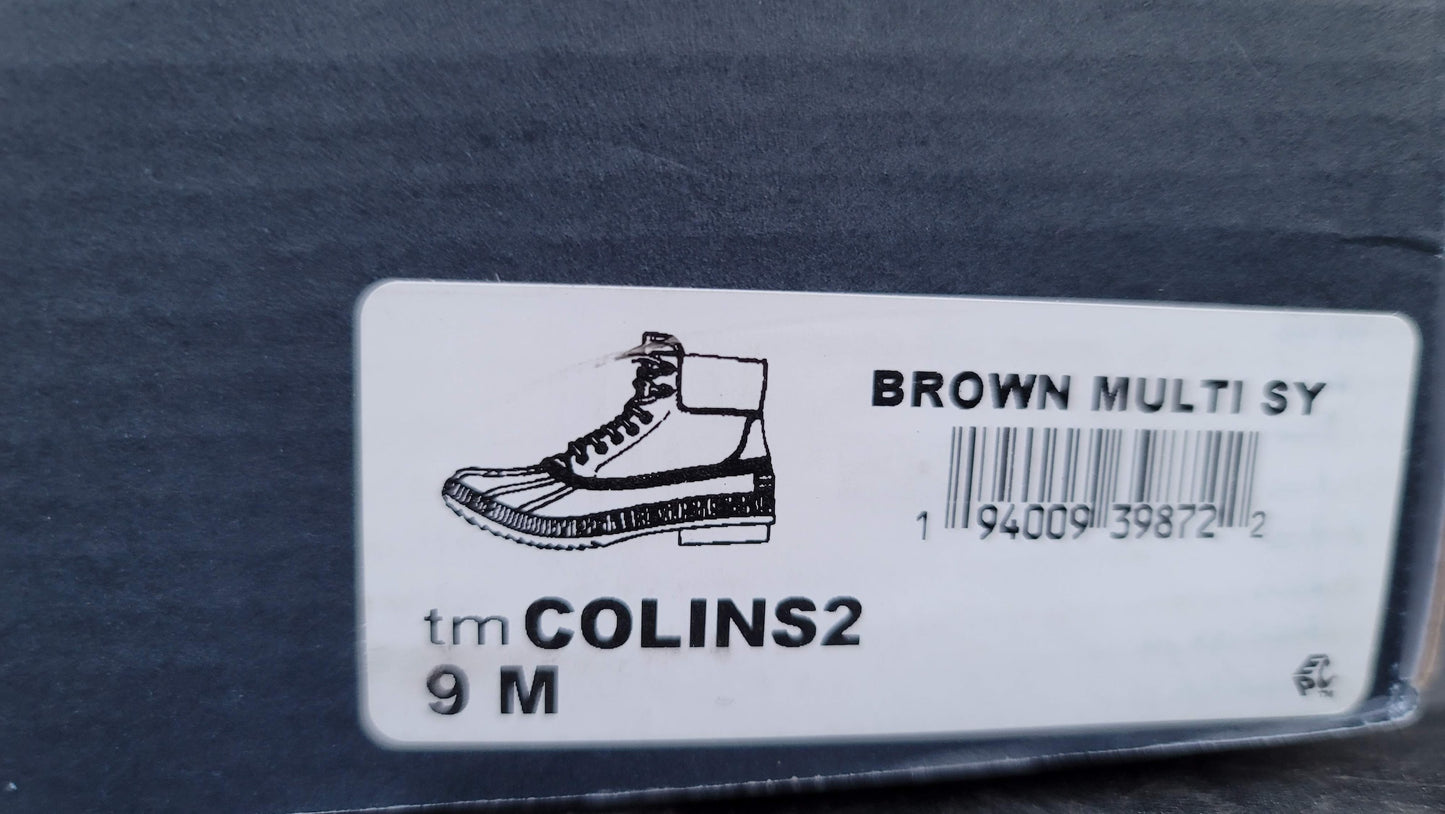 Tommy Hilfiger Men's Colins2 Rain Boot Size: 9M Color: Brown/Cognac
