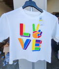 Mad Engine Juniors Cotton Love Graphic T-Shirt  Color White Size M