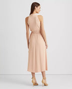 Lauren Ralph Lauren Georgette Halter Dress  Color Pale Pink Size 4