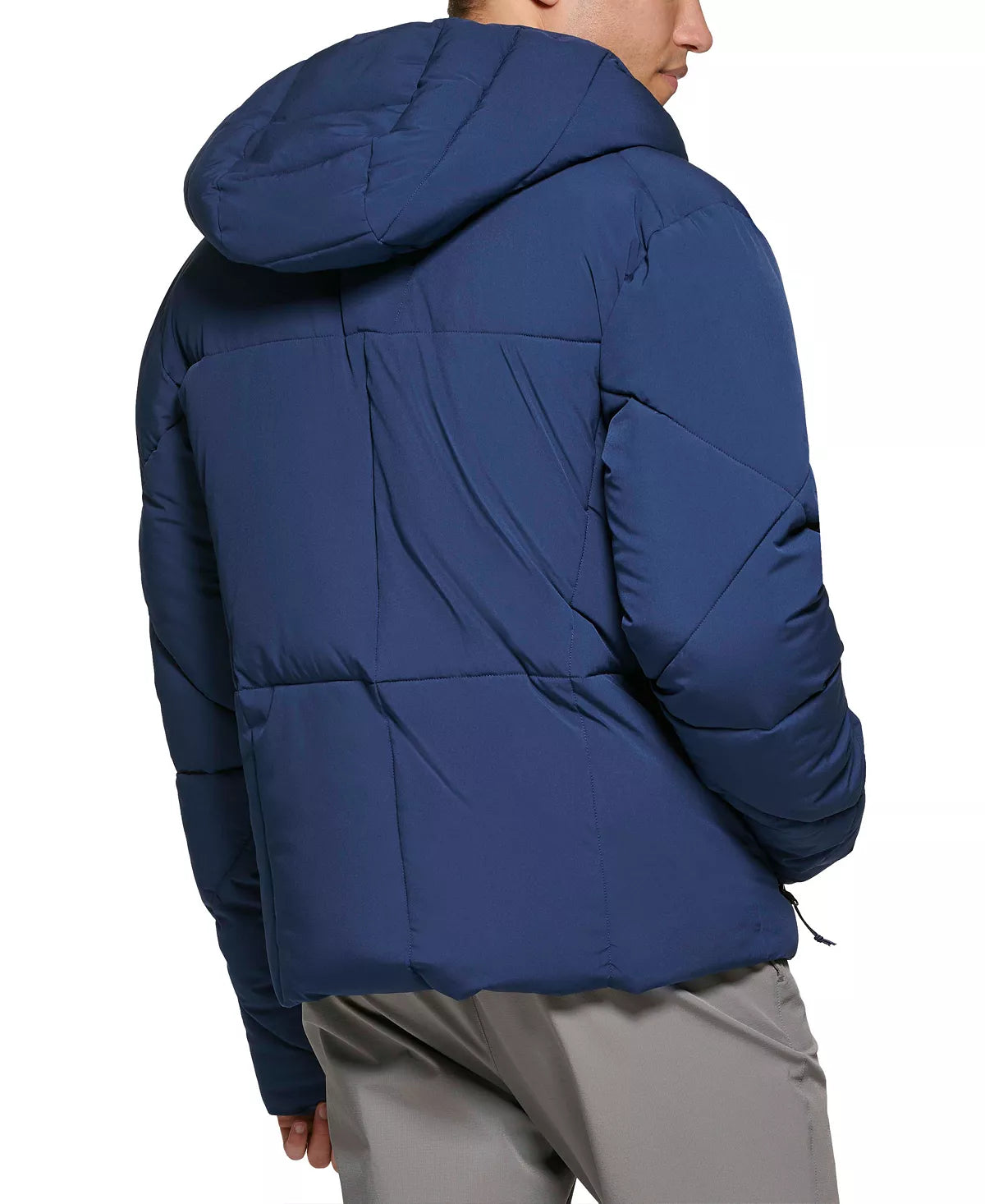 BASS OUTDOOR Men's Glacier Quilted Full-Zip Hiking Jacket  Color Blue Size S