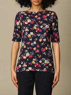 Lauren Ralph Lauren Women's Plus Size Elbow Sleeve Top  French Navy Size 1X