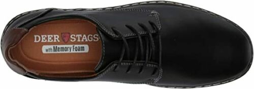 Deer Stags Men's Oxford Shoes  Color Black Size 9M