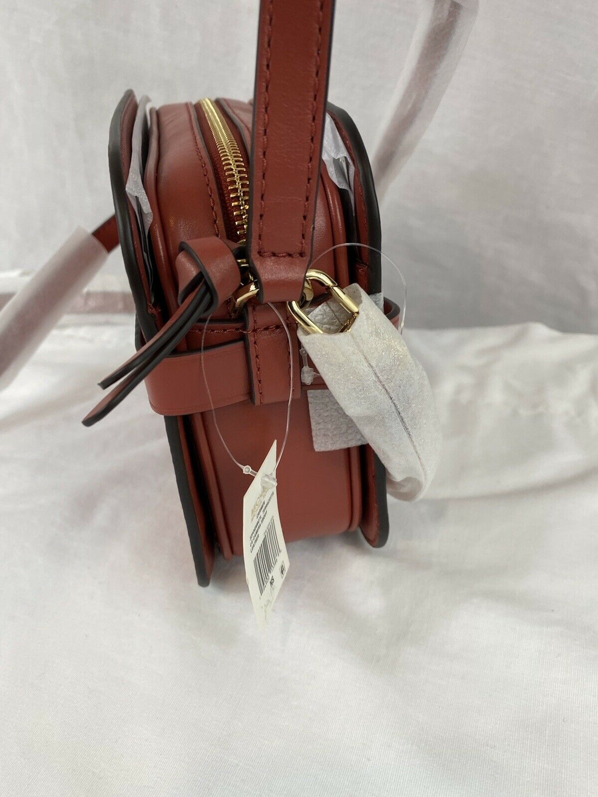 Michael Kors Carmen Camera Saffiano Leather Crossbody Bag  Style 32F0GNMC7L