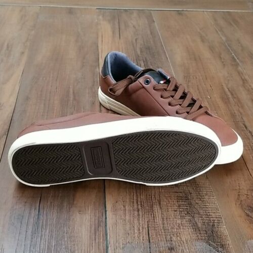 Tommy Hilfiger Men's Ref Low-Top Sneakers  Color Dark Brown Size 9M
