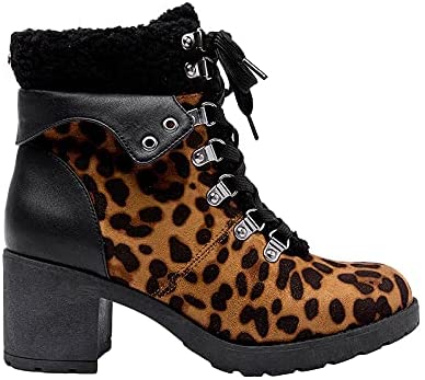 JANE AND THE SHOE Women's Emilia Fur Boot   Color Brown Size 8M