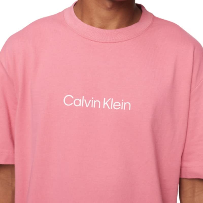 Calvin Klein Men's Logo Graphic T-Shirt  Color Rapture Rose Size M
