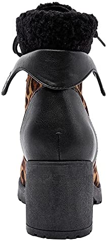 JANE AND THE SHOE Women's Emilia Fur Boot   Color Brown Size 8M