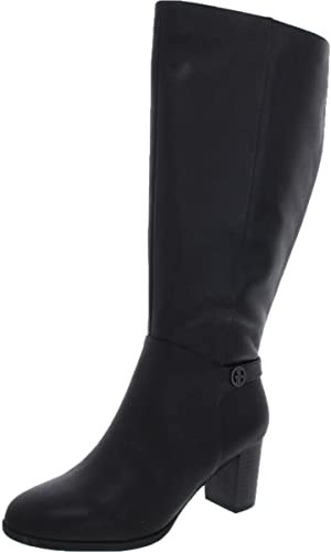 Giani Bernini Women's Adonnys Memory-Foam Dress Boot  Color Black Leather Size 7M