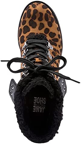 JANE AND THE SHOE Women's Emilia Fur Boot   Color Brown Size 8M