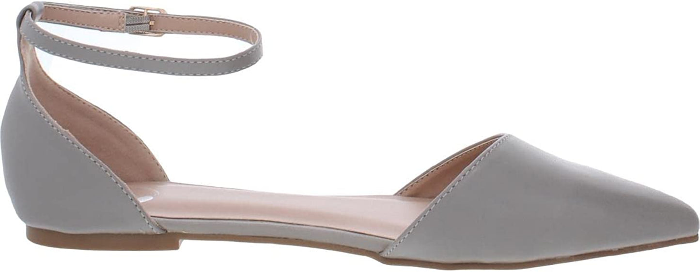 Journee Collection Women's Flats  Color Grey Size 10M