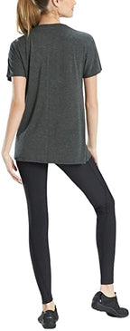 Josie Natori Women's Elements Dolman V-Neck Top  Color Anthrocite Size XS
