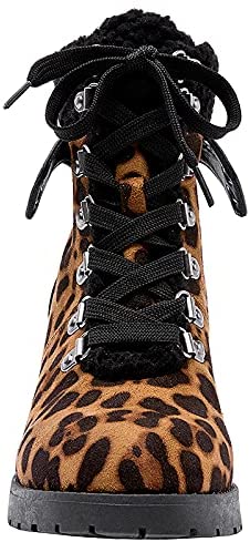 JANE AND THE SHOE Women's Emilia Fur Boot   Color Brown Size 8M