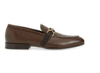 SALVATORE FERRAGAMO Men's Missouri Gancio Bit Loafer  Color Chocolate Kid Size 11E
