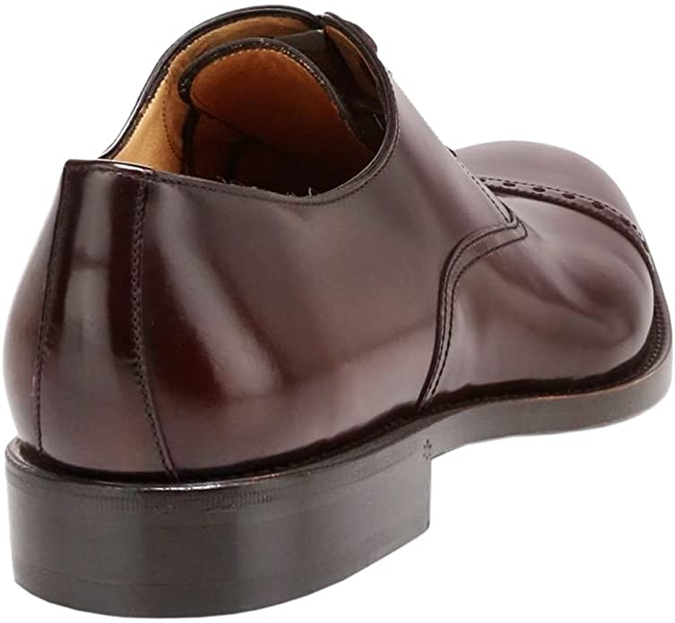 Paul Stuart Men's Hartford Perforated Tip Balmoral Oxfords Shoes  Cordovan Size 10