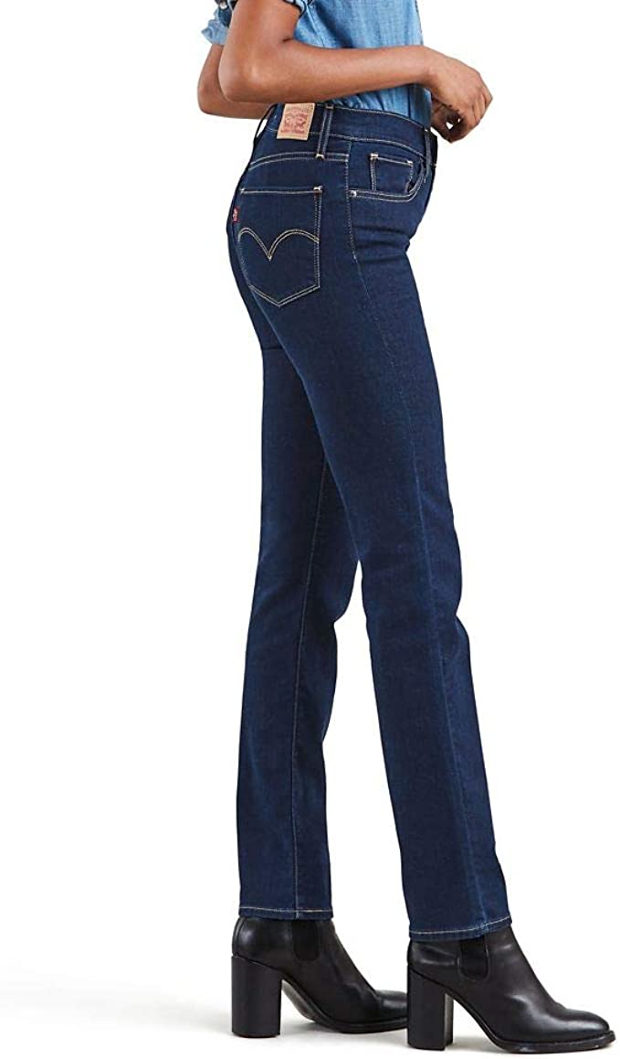 Levi's Women's 724 High Rise Straight Jeans  Color Cast Shadows (Waterless) Size 31