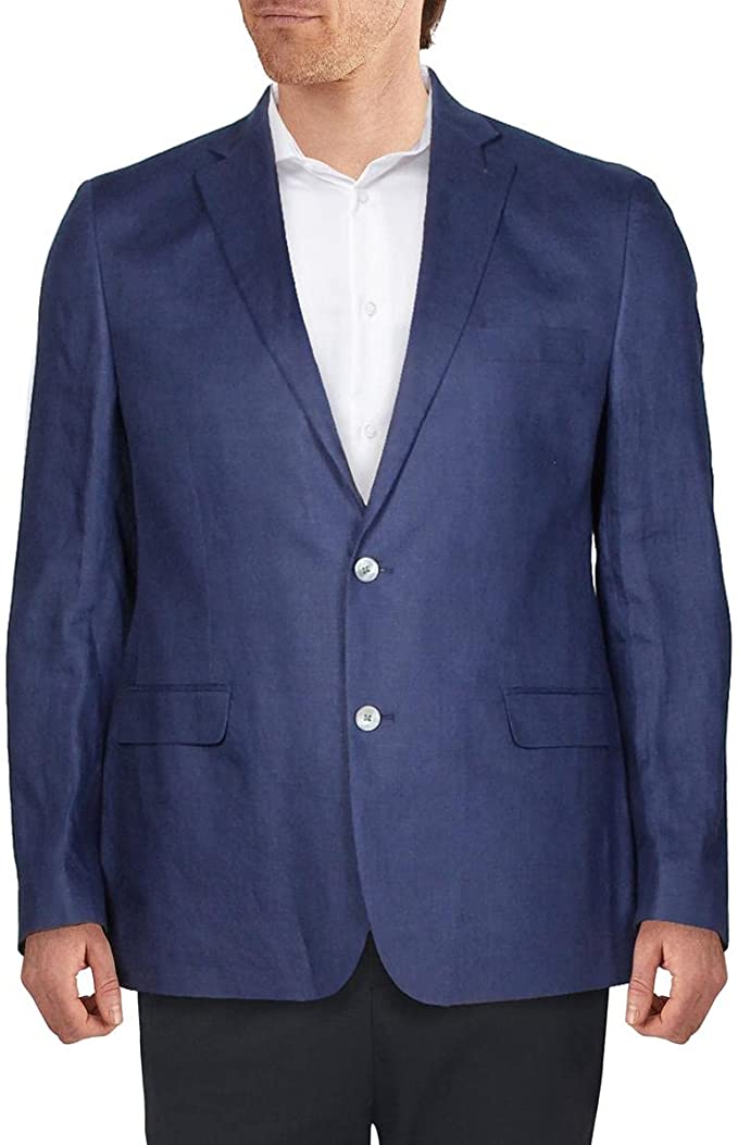 LAUREN RALPH LAUREN Men’s Linen Business Two-Button Blazer  Size 42 T/L39.5