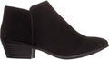 Style & Co. Womens Wileyy Fabric Almond Toe Ankle Fashion Color Black Size 10.5M