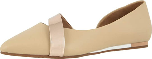 Sava Womens Lennox DOrsay Ballet Flat  Color Taupe Combo Size 8M