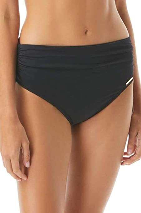 Vince Camuto Women's High-Waisted Bikini Bottoms  Color Black Size XS
