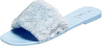 Circus by Sam Edelman Womens Everette Cozy Jelly Slide  Color Baby Blue Size 8M