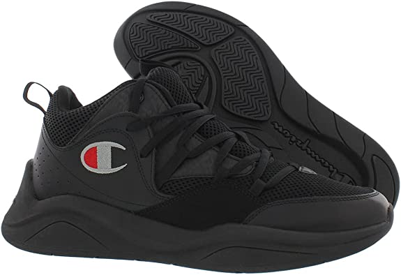 Champion Mens Recruit Hi Sneakers  Color Triple Black Size 9.5M