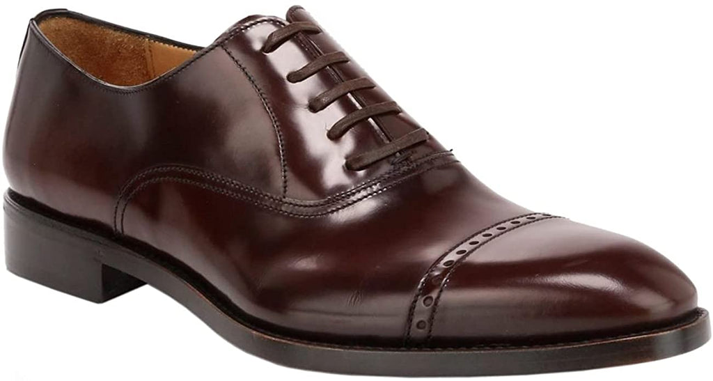 Paul Stuart Men's Hartford Perforated Tip Balmoral Oxfords Shoes  Cordovan Size 10