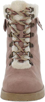 JANE AND THE SHOE Women's Emilia Fur Boot  Color Taupe Size 8M
