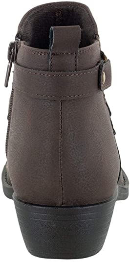 Easy Street Women's Shoes Shanna Leather Closed Toe Ankle Style SHANA Color Brown Size 7.5N