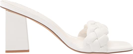 Madden Girl Gracy Braided Block-Heel Slide  Color White Paris Size 5.5M