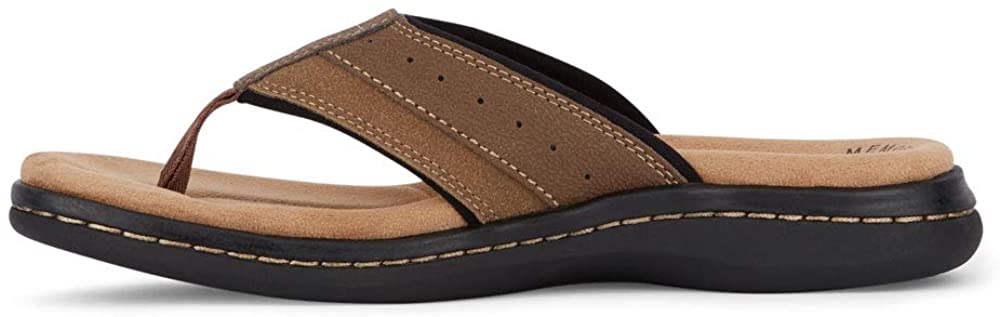 Dockers Men's Laguna Flip Flop  Color Dark Tan Size 7M