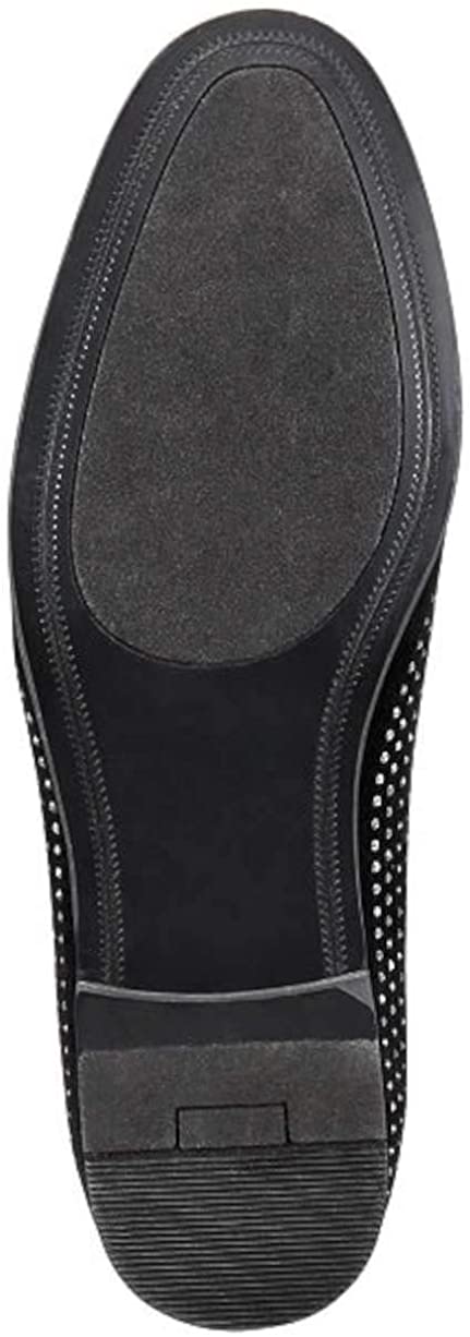 INC International Concepts Men's Wyatt Crystal Slip-On Loafers  Black Size 10