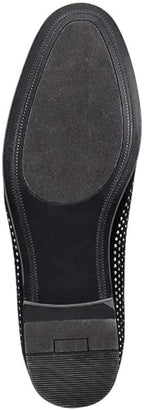 INC International Concepts Men's Wyatt Crystal Slip-On Loafers  Black Size 10