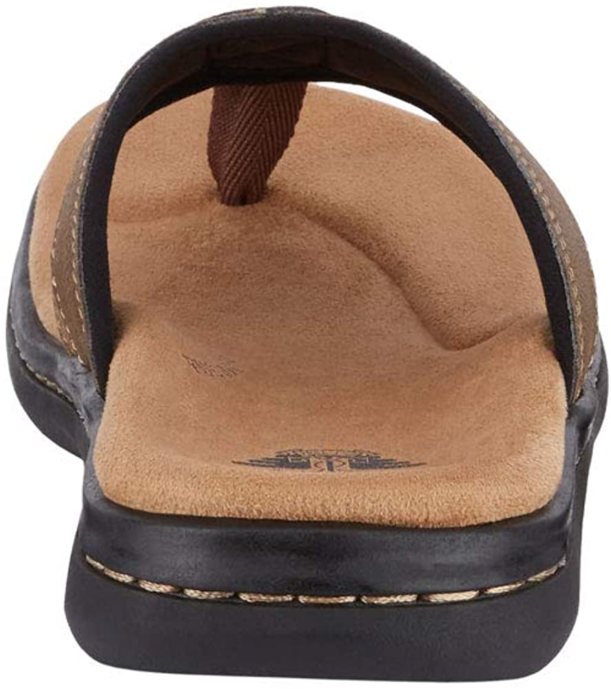 Dockers Men's Laguna Flip Flop  Color Dark Tan Size 7M