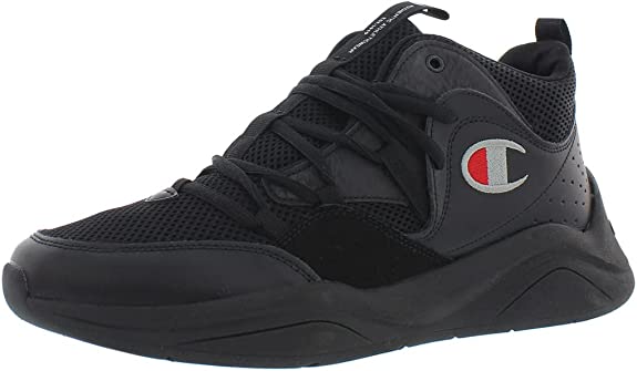 Champion Mens Recruit Hi Sneakers  Color Triple Black Size 9.5M