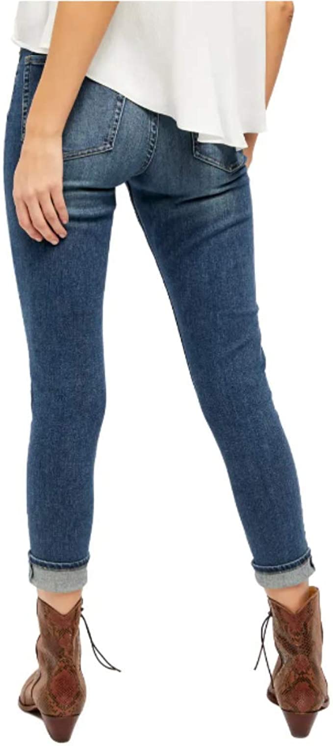 Free People Women's Feel Alright Skinny Jeans  OB1075902 Size 25