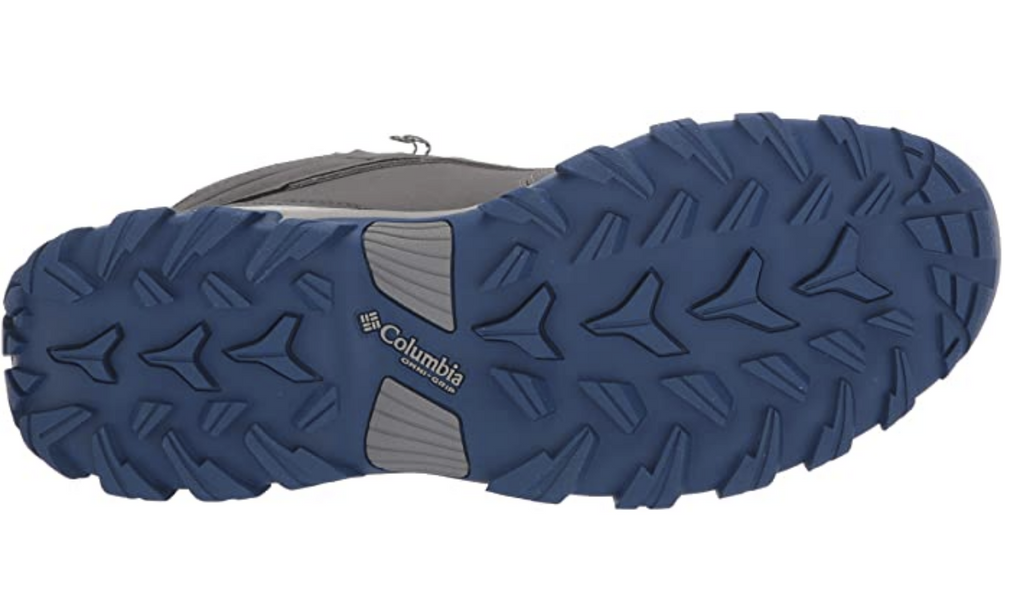Columbia Men's Newton Ridge Plus Ii Waterproof Hiking Boots  Ti Grey Steel/Blue Jay Size 9