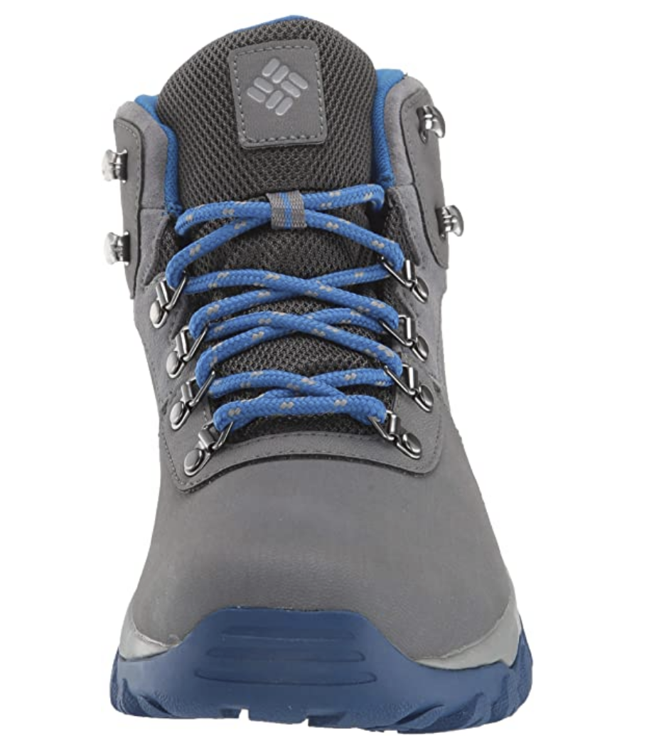Columbia Men's Newton Ridge Plus Ii Waterproof Hiking Boots  Ti Grey Steel/Blue Jay Size 9