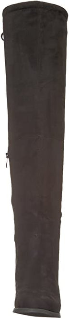 Brinley Co Women's Mount Spur Over The Knee Boot Color Black Size 8W Wide Calf
