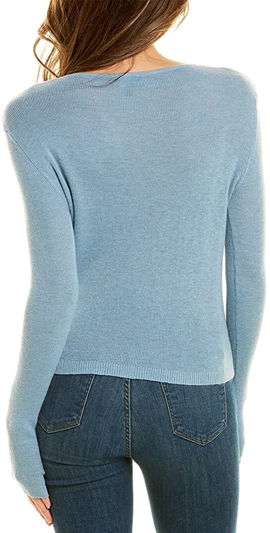 Lucy Paris Women’s Luke Gathered Top  Color Blue Size M
