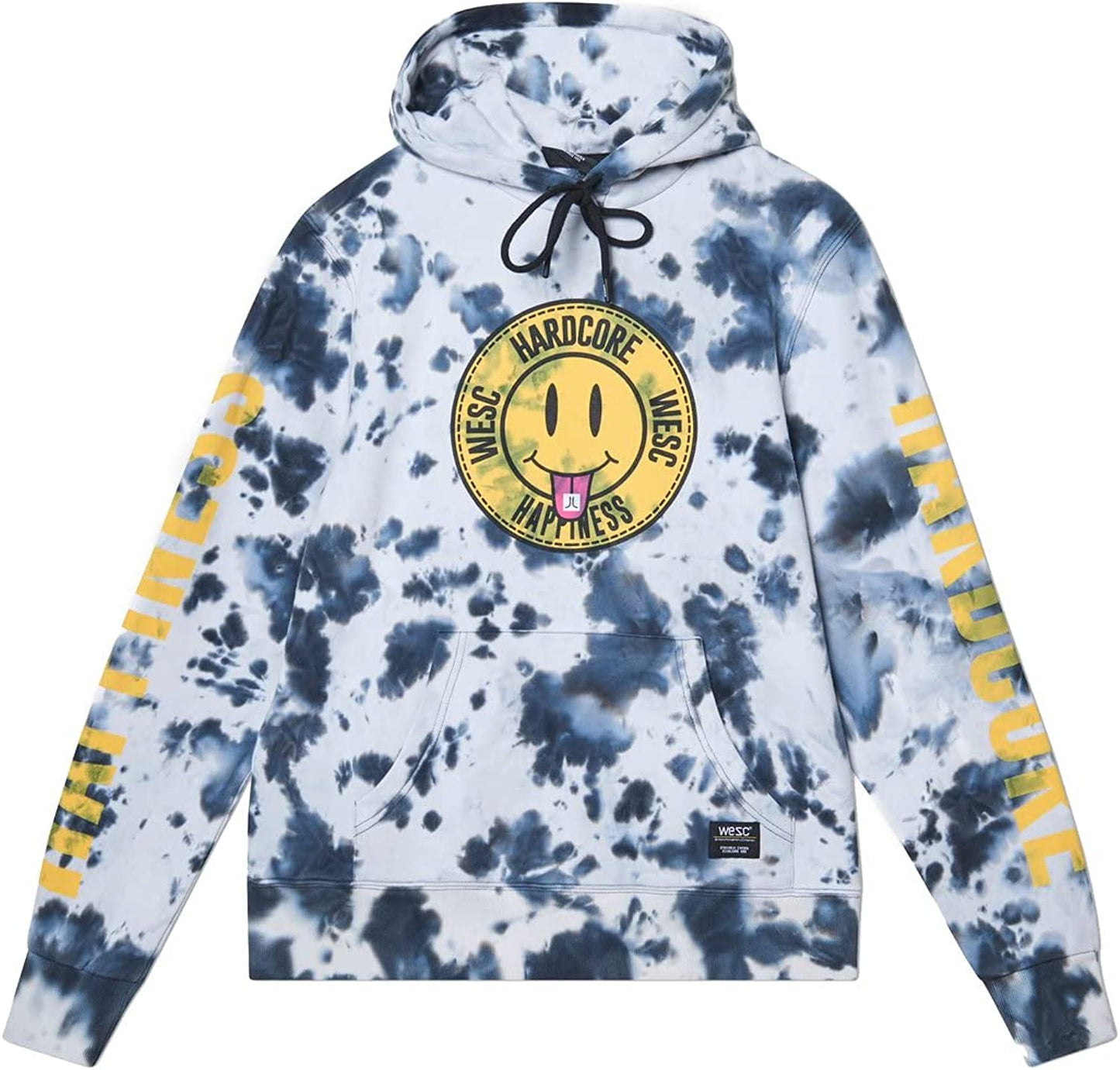 WeSC Men's Tie Dye Hoodie  Color Gray Size S