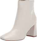 Marc Fisher Women's Fellie Fashion Boot  Color Ivory Leather Size 7.5M