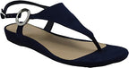 Alfani Women's Hayyden Solid Dressy Thong Sandals  Navy Size 10