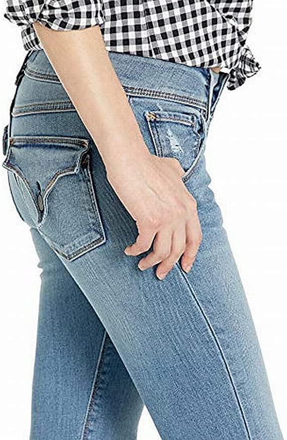 HUDSON Women's Collin Mid Rise Skinny Jeans  Color Blue Size 29