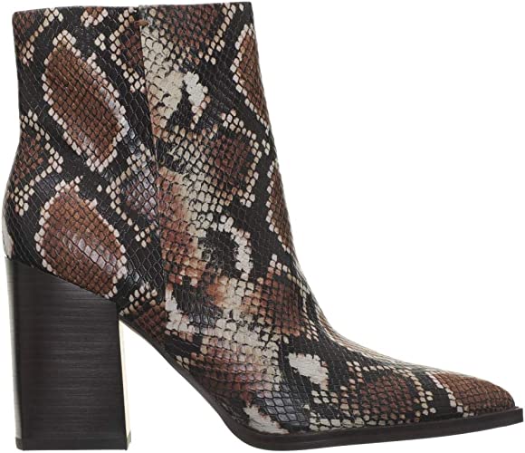 NINE WEST Women's Bryson Leather Pointed Toe Ankle Boots  Color Brown Size 10M