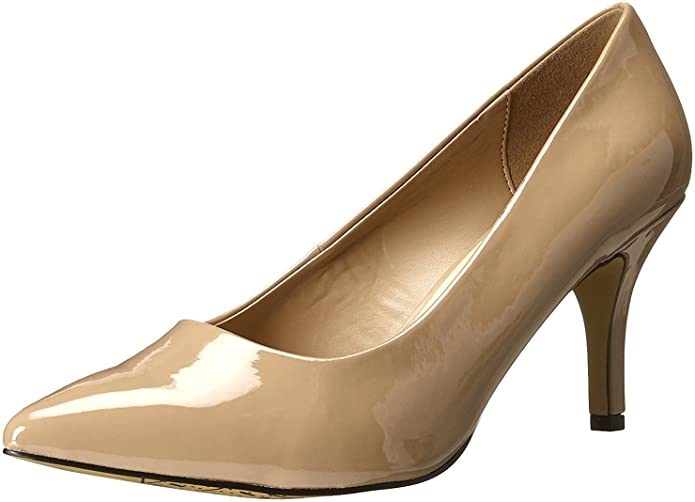 Bella Vita Women's Define II Dress Pump  Color Nude Patent Size 9M