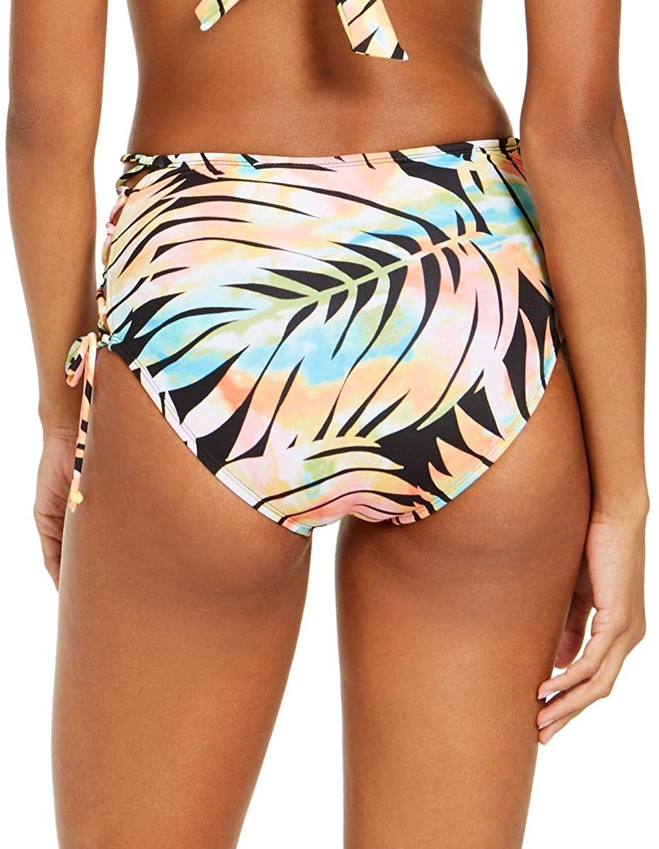 SUNDAZED Stella Printed High Waist Swim Bottoms  Multicolor Size XS
