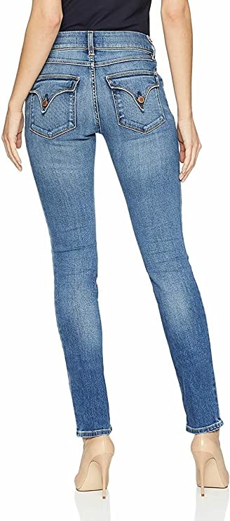 HUDSON Women's Collin Mid Rise Skinny Jeans  Color Blue Size 29