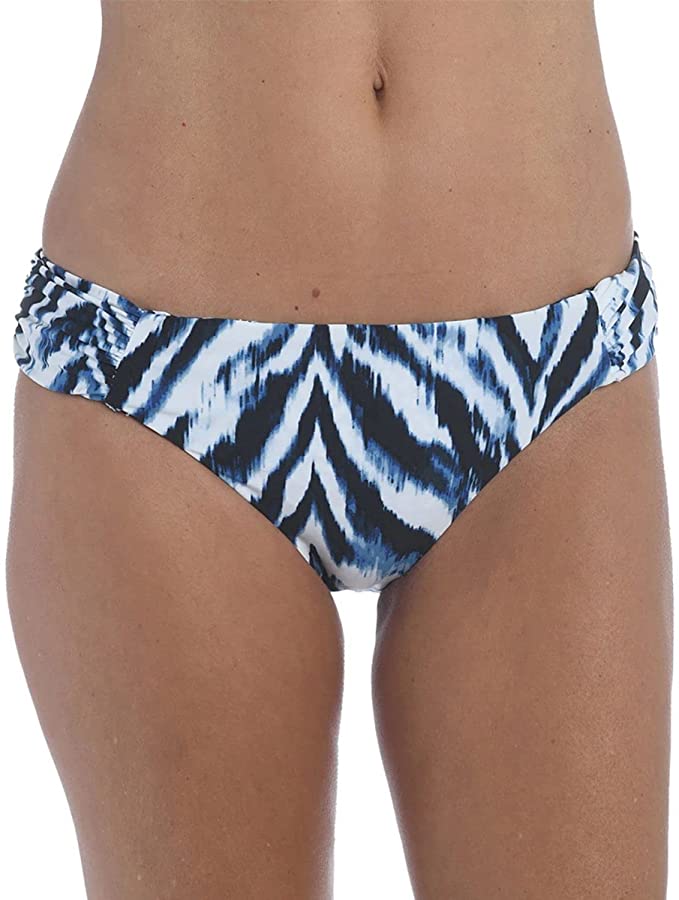 La Blanca Standard Hipster Swimsuit Bottoms  Color Indigo/Animal Instinct Size 12